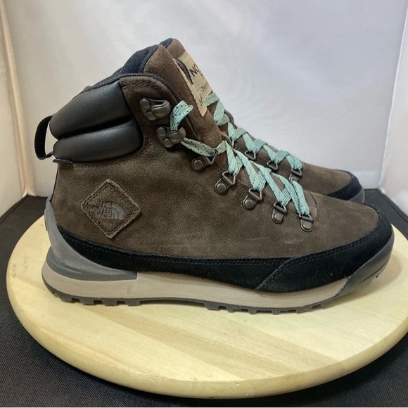 North Face Men Back To Berkeley IV Leather Waterproof Brown Hiking Boots 10.5 - Picture 4 of 10